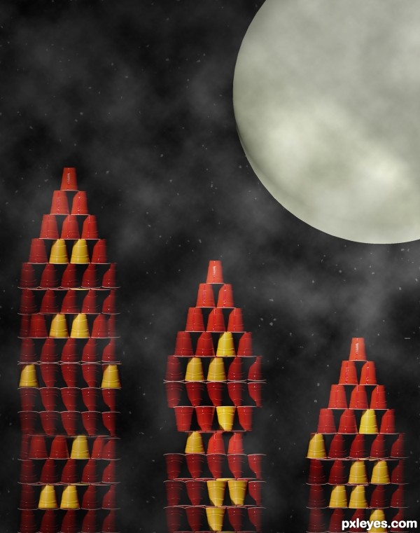 Creation of City nights: Step 5