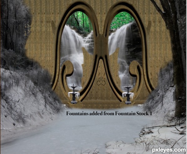 Creation of Door to Paradise: Step 21