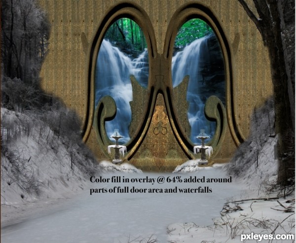 Creation of Door to Paradise: Step 27