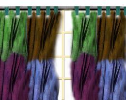 colorful curtains.... Picture