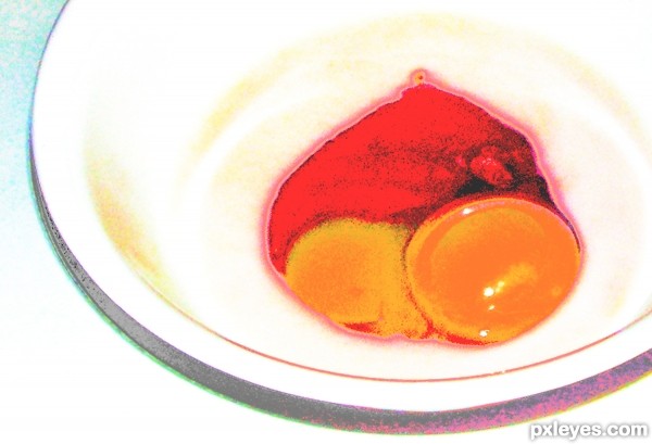 Creation of An Omen, the Double Yolk: Final Result