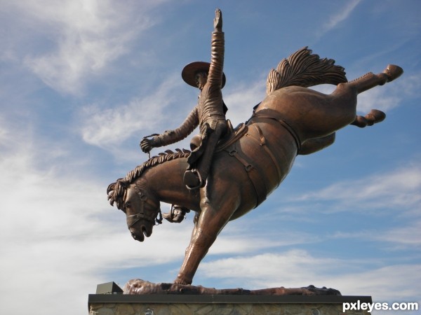 Creation of Ponoka Cowboy: Step 1