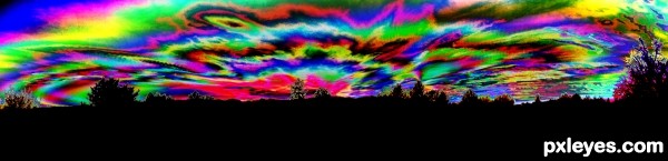 Creation of Psychedelic Sunset: Final Result