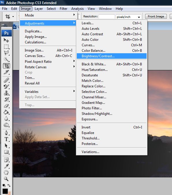 Creation of Psychedelic Sunset: Step 6