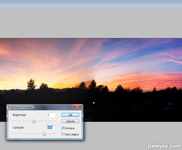 Creation of Psychedelic Sunset: Step 7