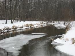 Flowing river