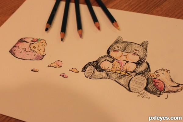 Creation of Batman & Robin: Step 3