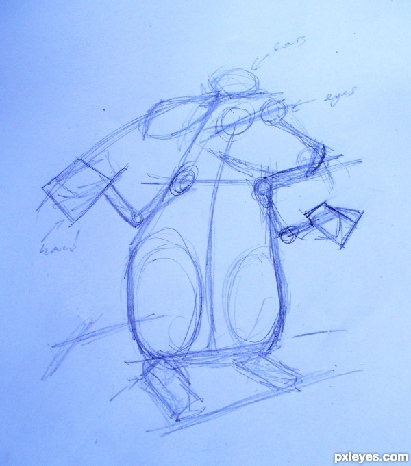 Creation of Ratatouille as a zombie!: Step 1