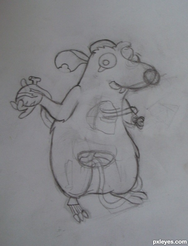 Creation of Ratatouille as a zombie!: Step 5