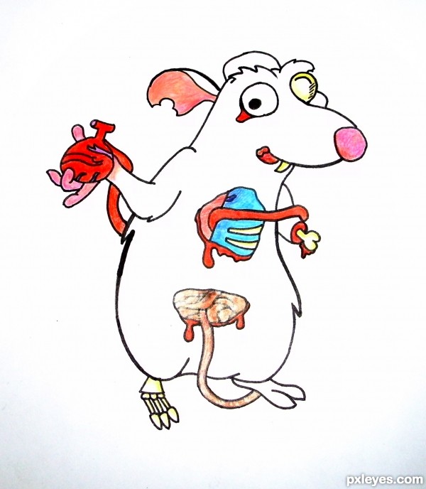 Creation of Ratatouille as a zombie!: Step 7