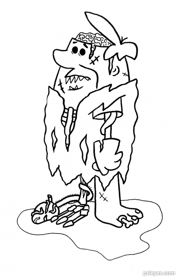 Creation of Barney!: Step 4