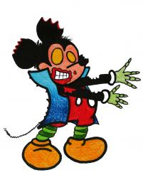 Mickey as a zombie!