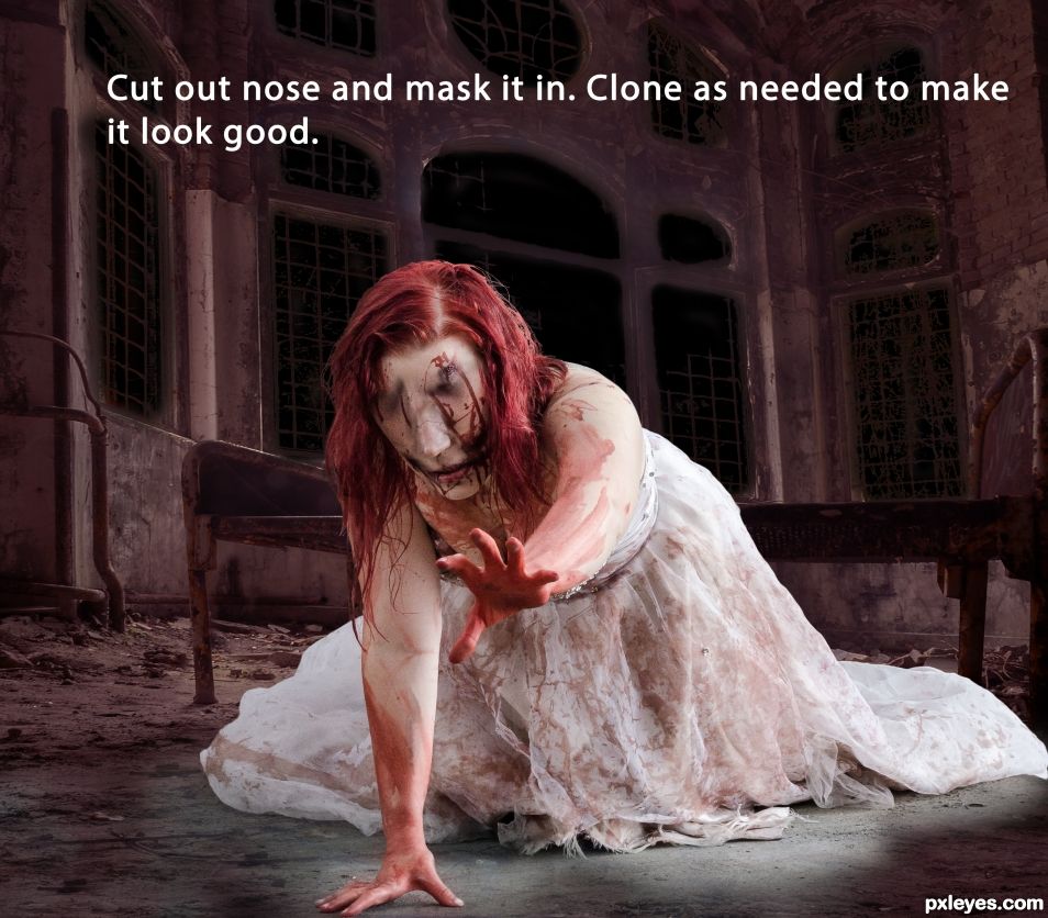 Creation of Cyclops Girl: Step 10