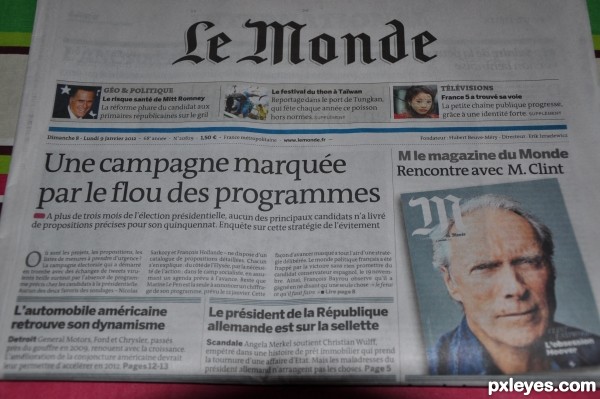 Creation of Each one with its newspaper: Step 1