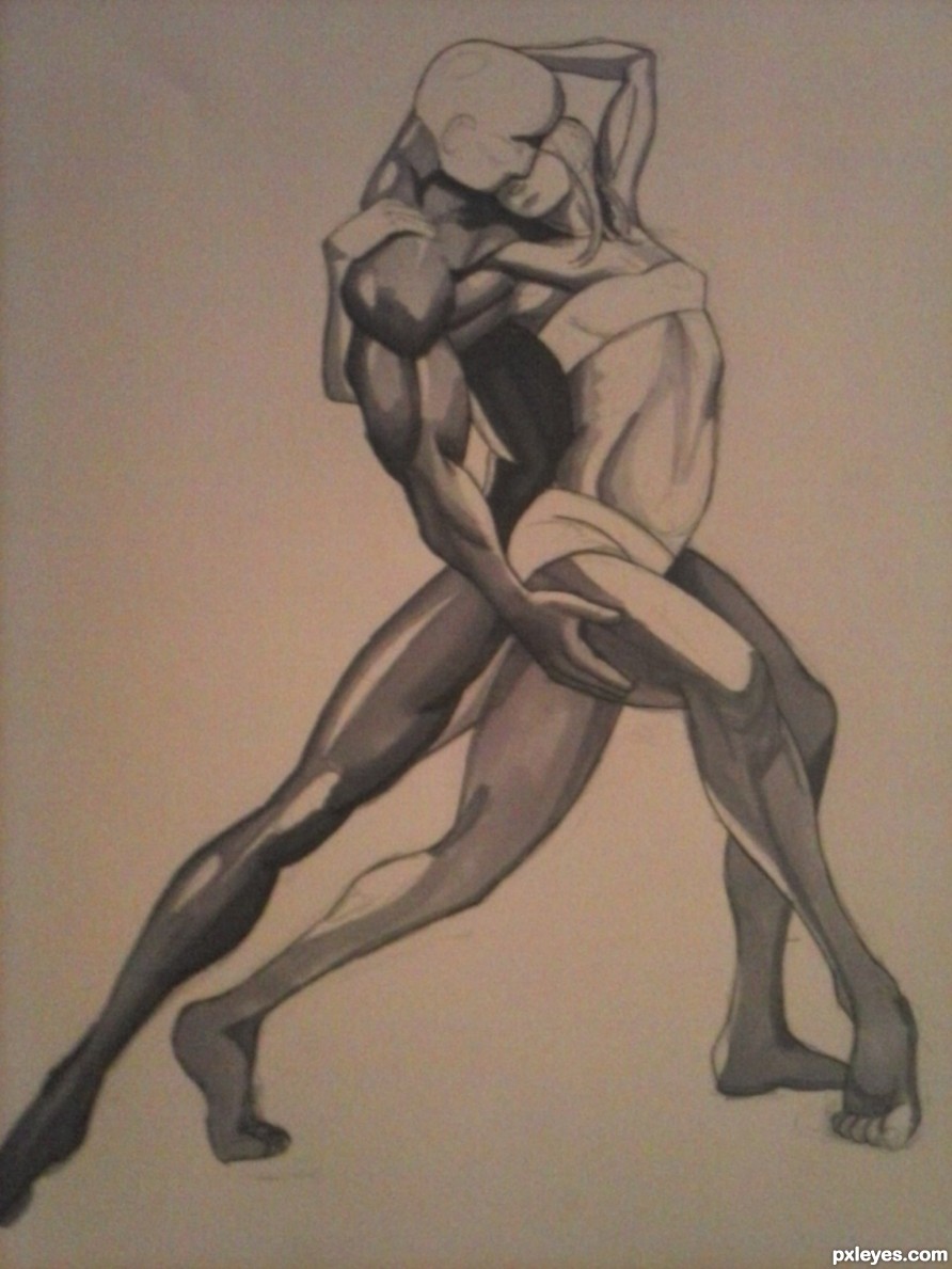Creation of Couple Dancing.: Step 2