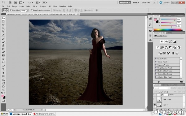 Creation of Dark Day: Step 4