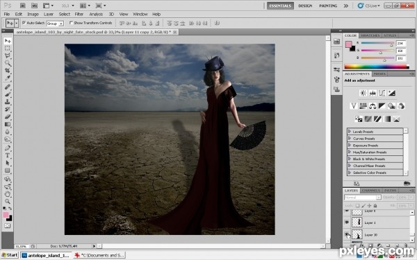 Creation of Dark Day: Step 6