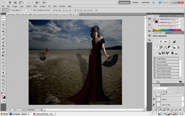 Creation of Dark Day: Step 7