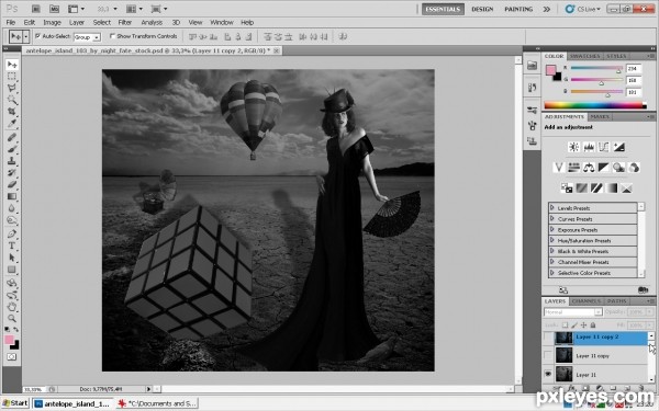 Creation of Dark Day: Step 10