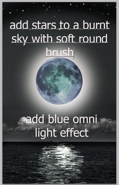 Creation of Just Once in a Very Blue Moon: Step 7
