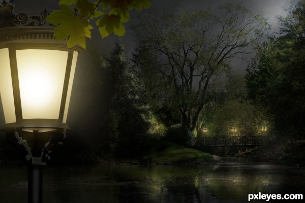 The Park: Day Into Night photoshop picture)