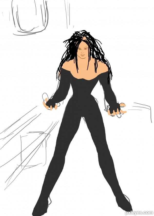 Creation of Rainy night: Step 2