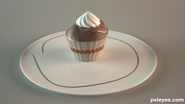 Creation of Chocolate cupcake: Final Result