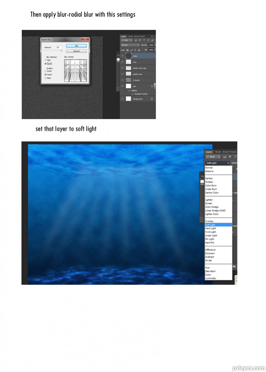 Creation of Sleeping  Mermaid: Step 3