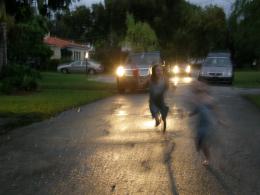 Running in the Rain