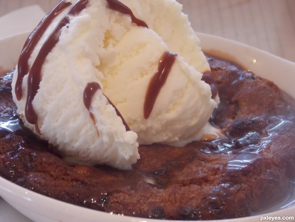 Warm Cookie Dough and Ice Cream 