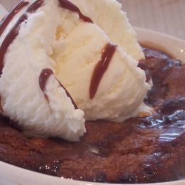 Warm Cookie Dough and Ice Cream  Picture