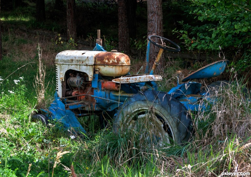 old tractor