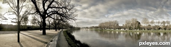 Creation of Riverside Walk: Final Result