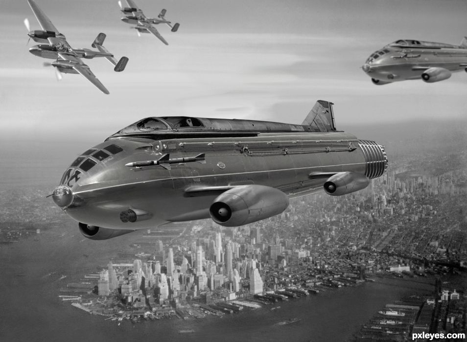 Creation of Dreadnoughts Over New York: Final Result