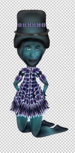 Creation of Fairy Dress: Step 19