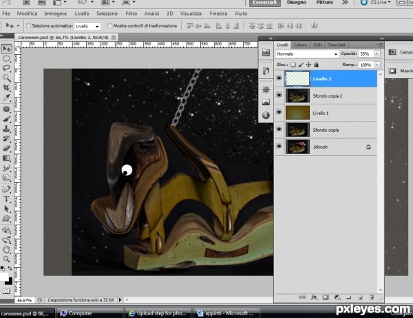Creation of a dog: Step 2
