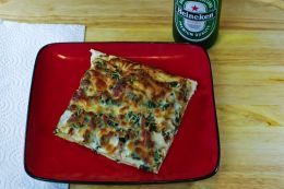 Home-made pizza