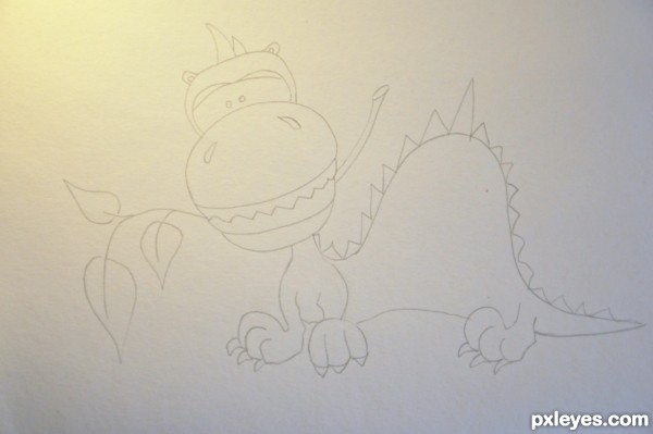 Creation of Dino: Step 1