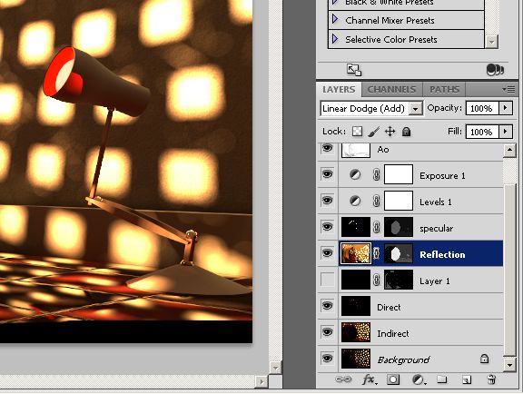 Creation of Shine on: Step 17