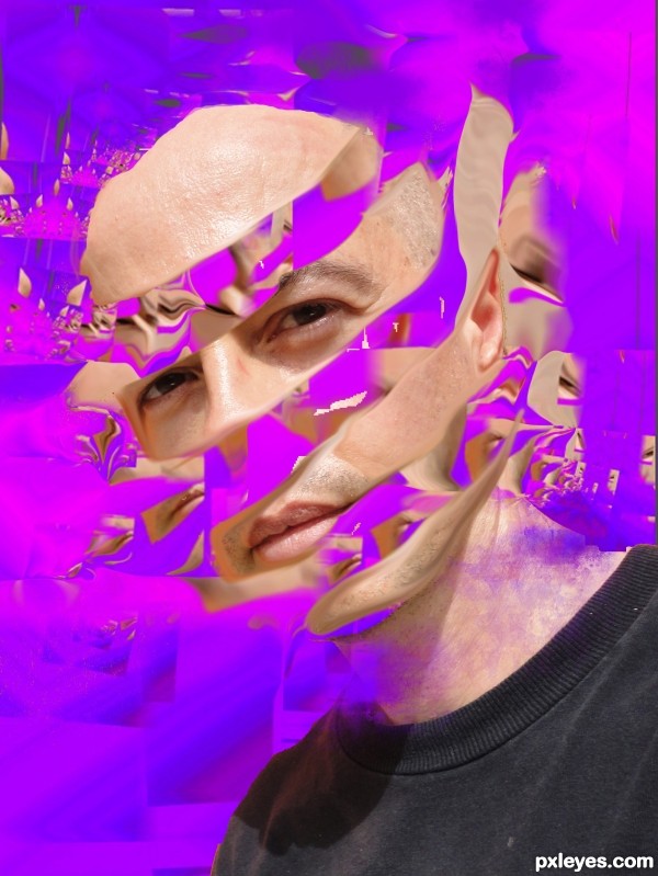 Creation of violet: Step 4