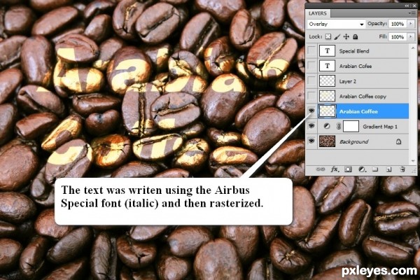Creation of Arabian Coffee: Step 17