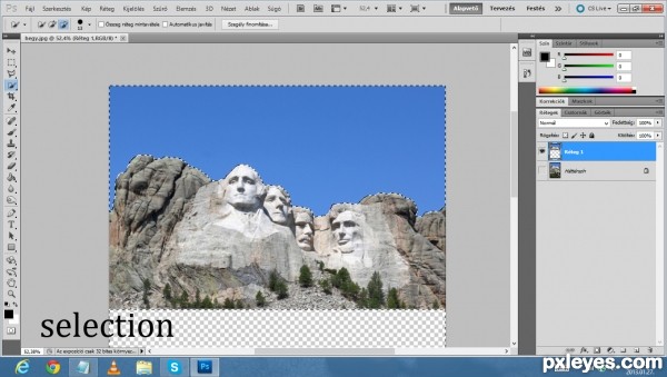 Creation of Mount Rushmore: Step 14