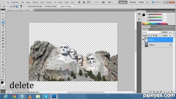 Creation of Mount Rushmore: Step 15