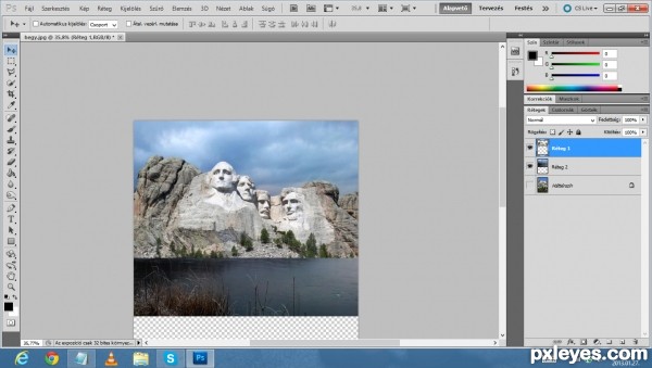 Creation of Mount Rushmore: Step 18