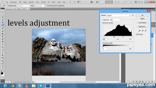 Creation of Mount Rushmore: Step 19