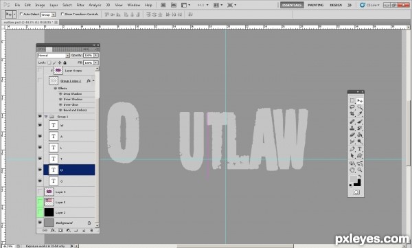 Creation of Displaced Outlaw: Step 12