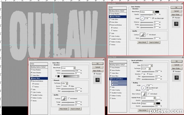 Creation of Displaced Outlaw: Step 13