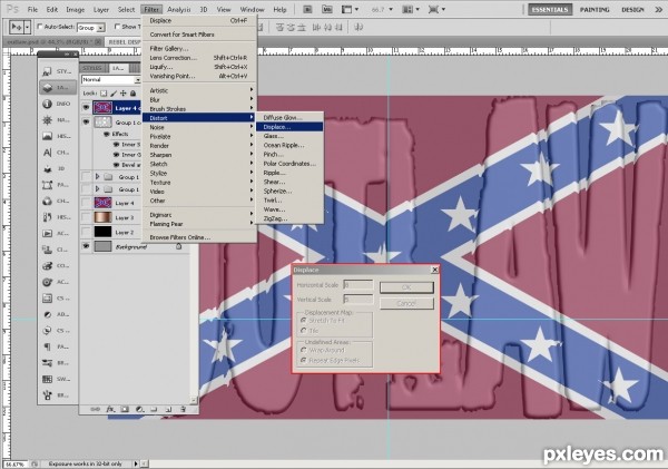 Creation of Displaced Outlaw: Step 15
