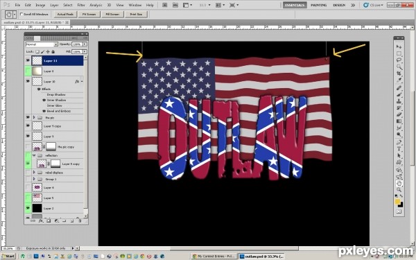 Creation of Displaced Outlaw: Step 19