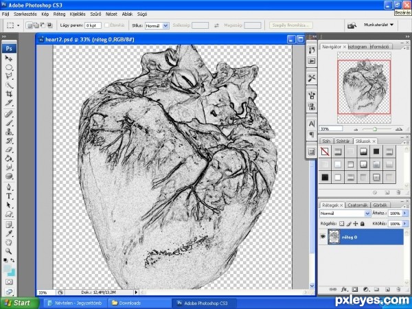 Creation of Ice heart: Step 3